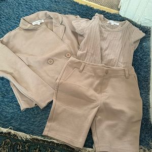 Adorable boys three piece suit. Great for weddings and special occasions.